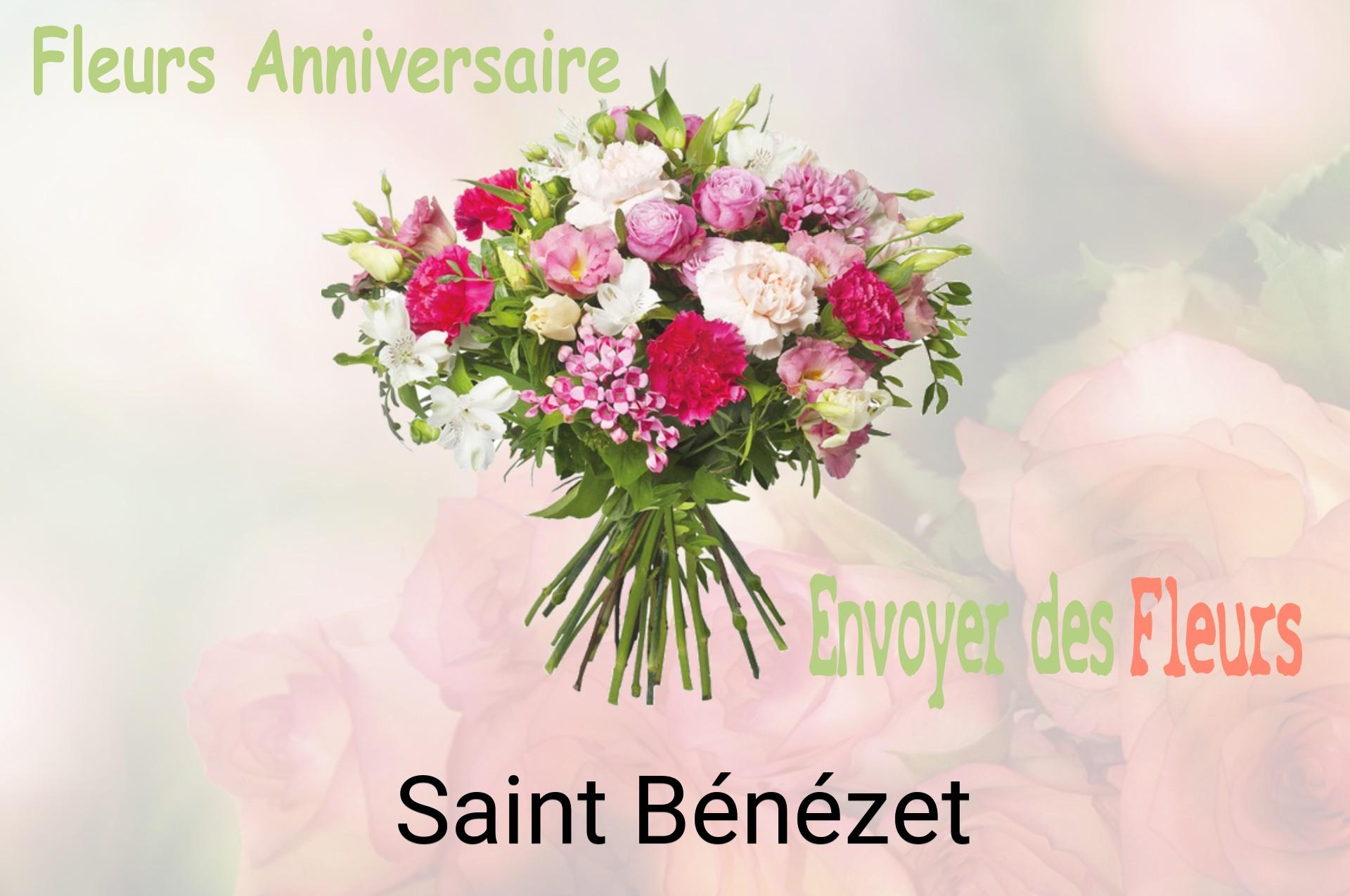 Bouquet de fleurs d’anniversaire livré à Saint-Bénézet